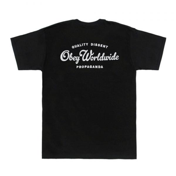 (163081303)QUALITY DISSENT PRPGNDA TEE-BLK